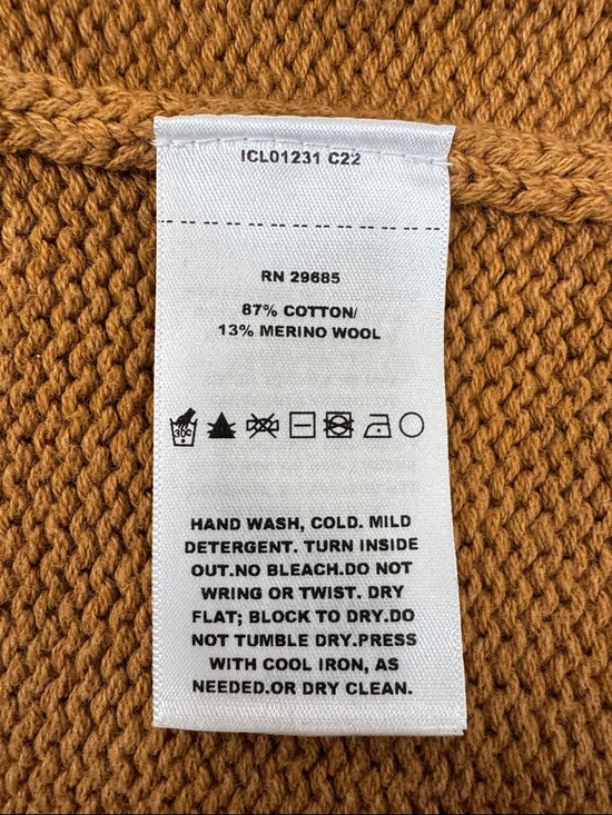 Pendleton Mustard Yellow Navy Blue Red Striped Shawl Cardigan - Picture 3 of 7